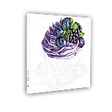 Картина за номерами з алмазною мозаїкою SANTI Тістечко 40*40 см, фото 2