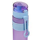 Пляшка для води Yes Fusion 550 мл, фіолетова, фото 5