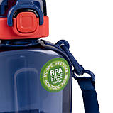 Пляшка-фляга Yes Fusion 750 мл, блакитна, фото 4