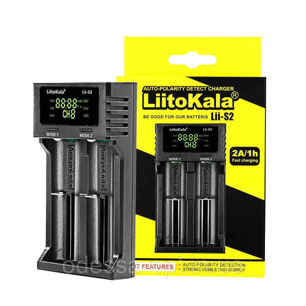 Універсальне зарядне пристрій LiitoKala Lii-S2 Li-ion, LiFePO4