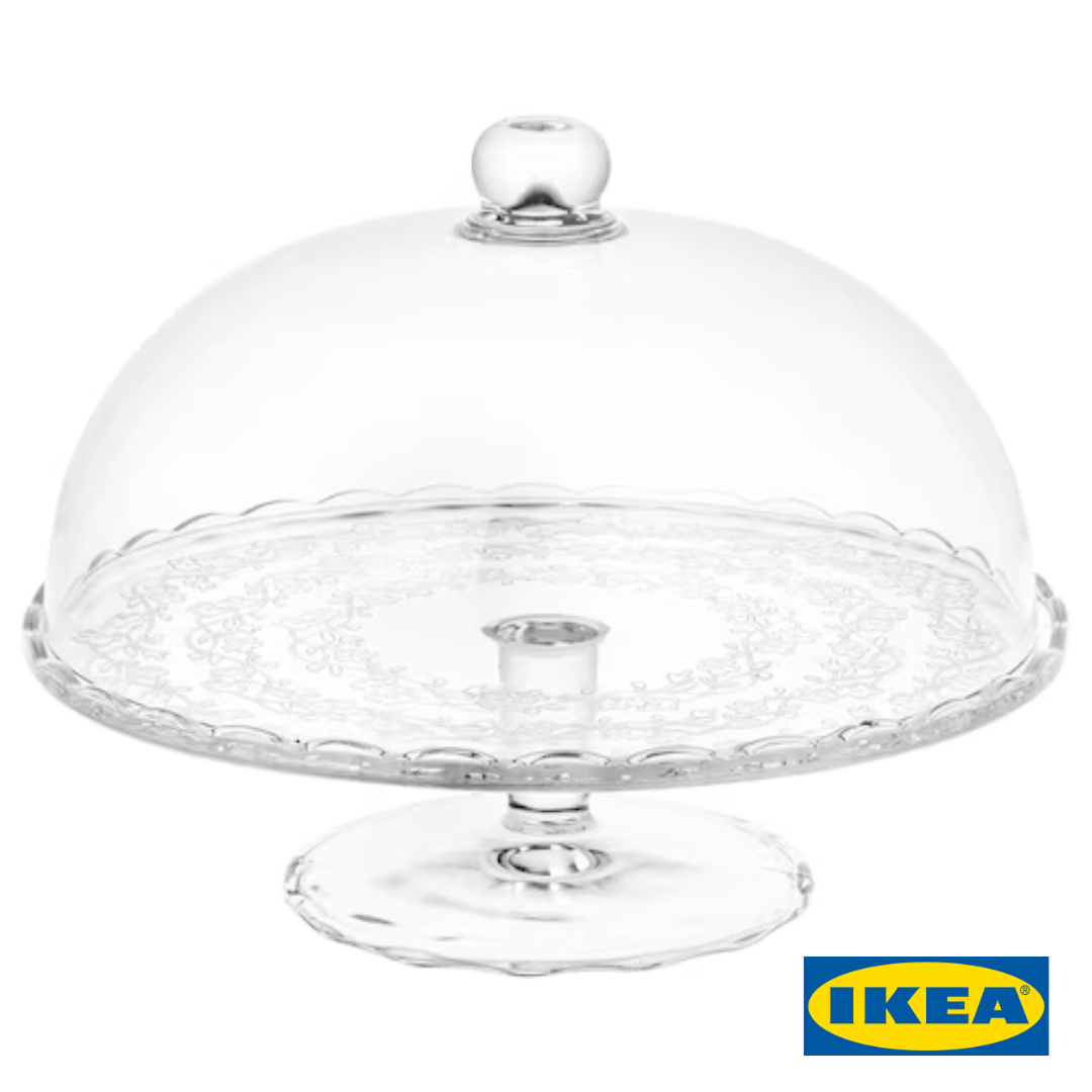 Тортівниця IKEA ARV BROLLOP (ІКЕА АРВ БРЕЛОП). 40125550. Скляна