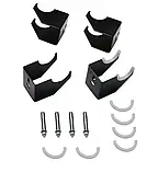 Радіатор дизайнерський вертикальний LIVORNO II 8/1200 Чорний матовий 1200*544, фото 5