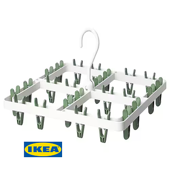 Сушарка для білизни IKEA SLIBB 705.677.25 Біло-зелена