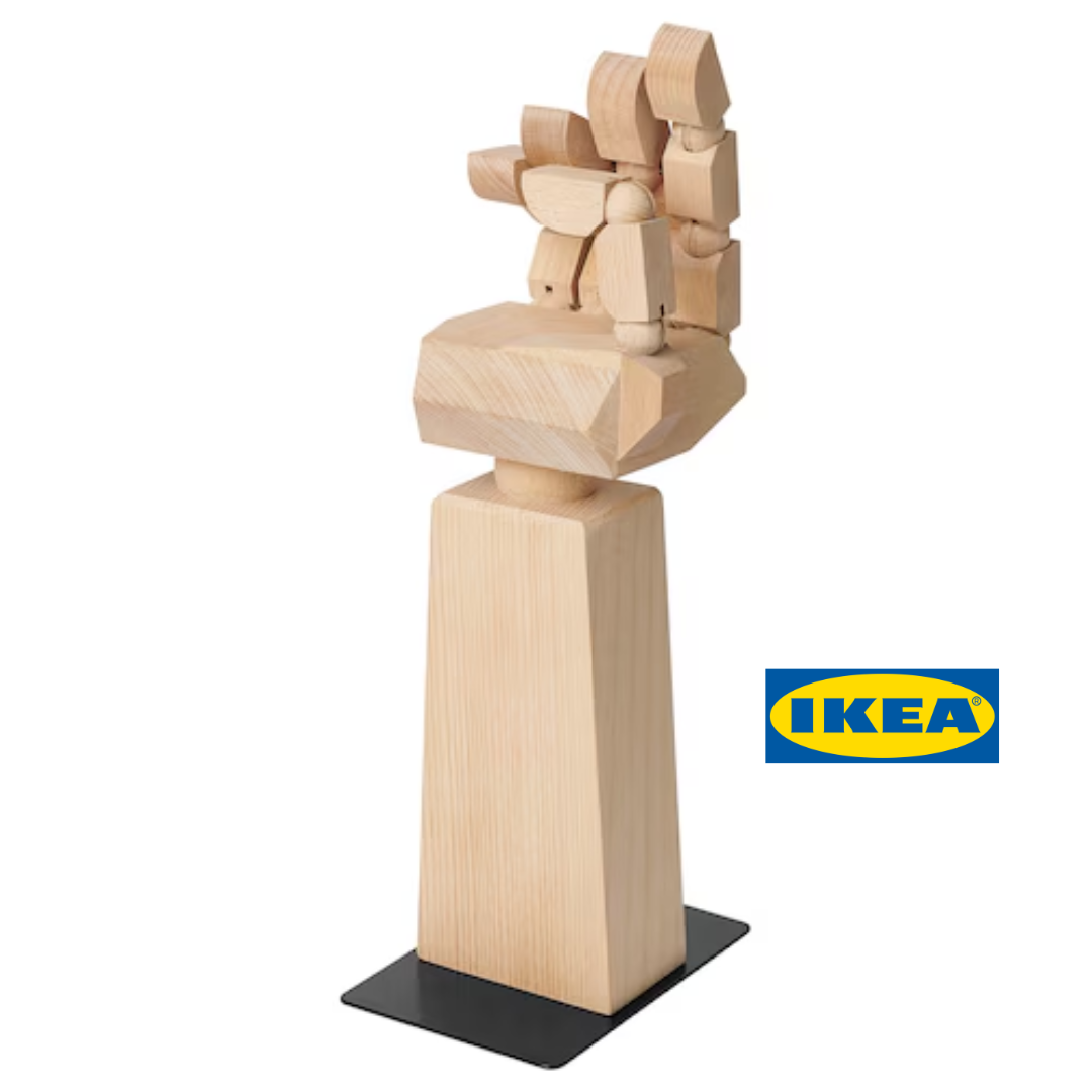Підставка для аксесуарів IKEA LANESPELARE (ІКЕА ЛОНЕСПЕЛАРІ). 60511362. Дерев'яна