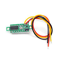 Цифровий LED вимірювач напруги DC 0-100 В (червоний), фото 2