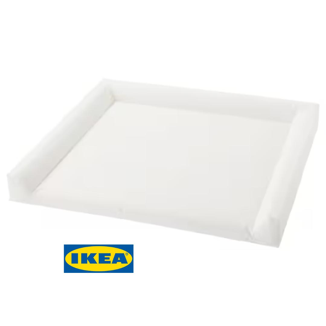 Пеленальний килимок IKEA VADRA (ІКЕА ВАДРА). 74x80 см. 30404556. Білий