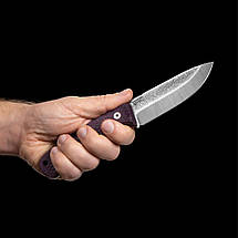 Ніж туристичний компактний BPS Knives BETA, високовуглецева сталь (Україна), фото 4