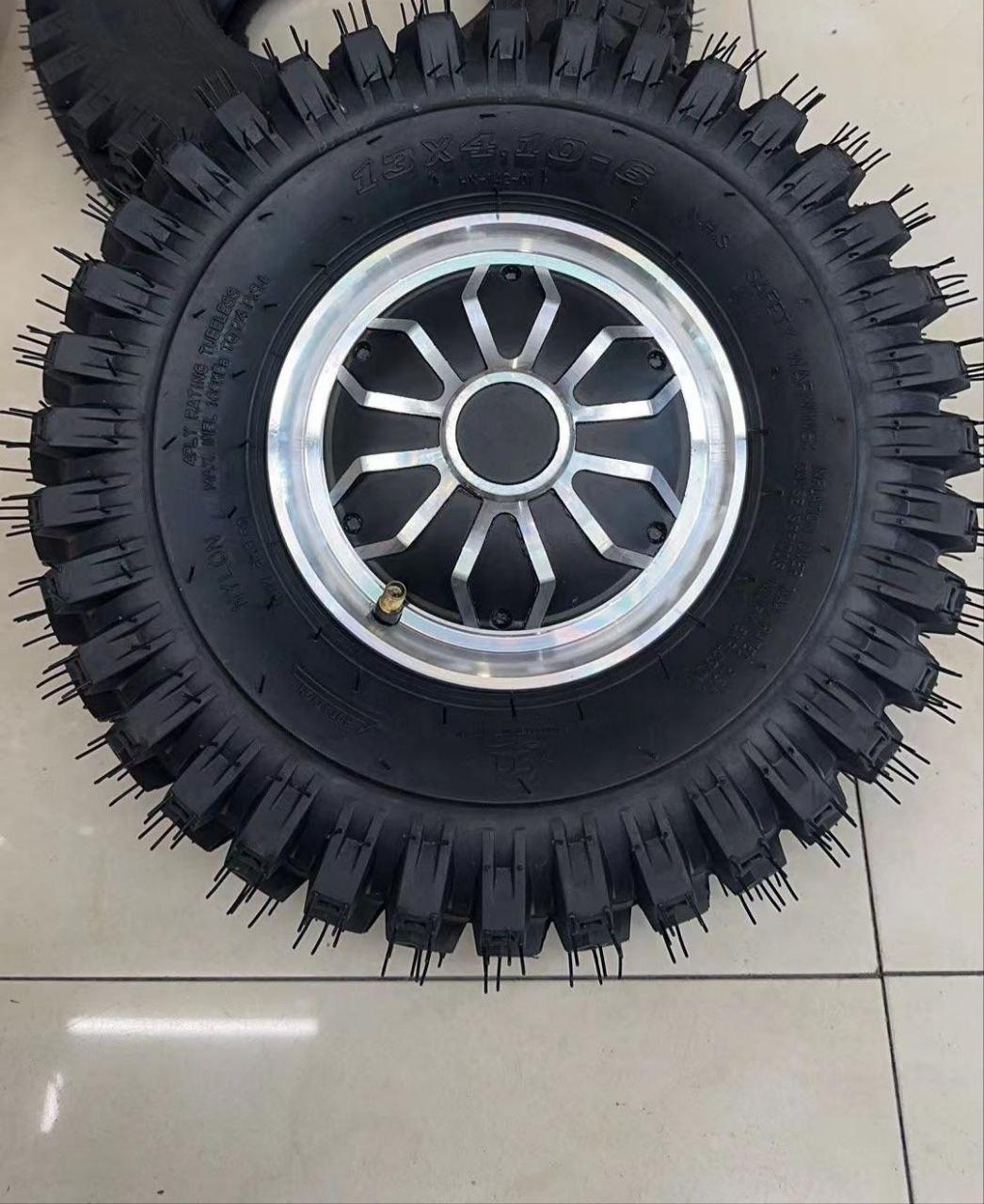 13-дюймовий алюмінієвий мотор плюс шина в комплекті, мотор колесо 36v 500w з мідною обмоткою