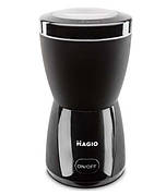 Електрична кавомолка Magio MG-205 міні кавомолка подрібнювач кавових зерен чорна 200 Вт