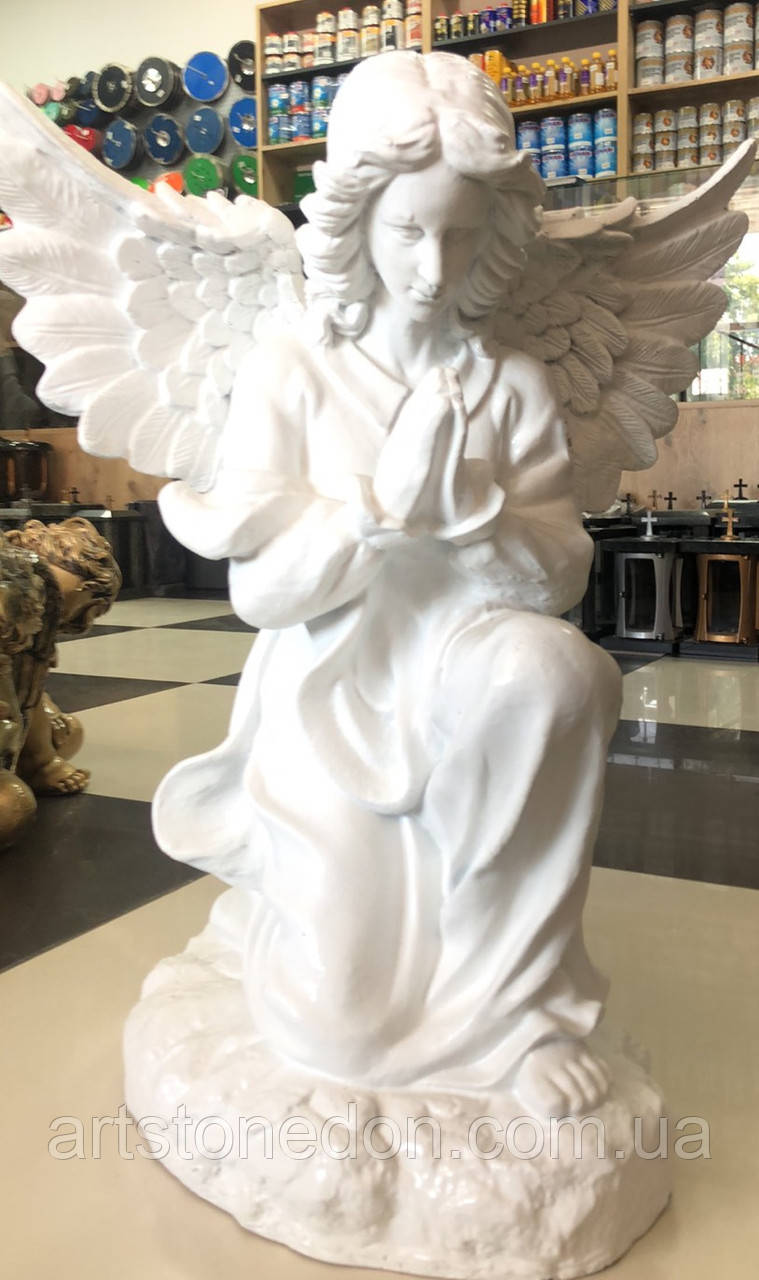 Скульптура ангела скорботного #56 з полімеру, фото 1