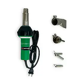 Зварювальний фен Profinstrument 1600W Фен для зварювання ПВХ тентів,мембрани,баннера
