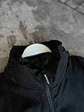 Чоловіча куртка вітровка Moncler M1990 чорна, фото 4