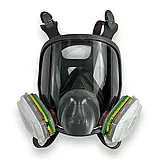 Захисна повнолицева маска з респіратором ЗМ 6800 (М) Оригінал, фото 8