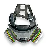 Захисна повнолицева маска з респіратором ЗМ 6800 (М) Оригінал, фото 10