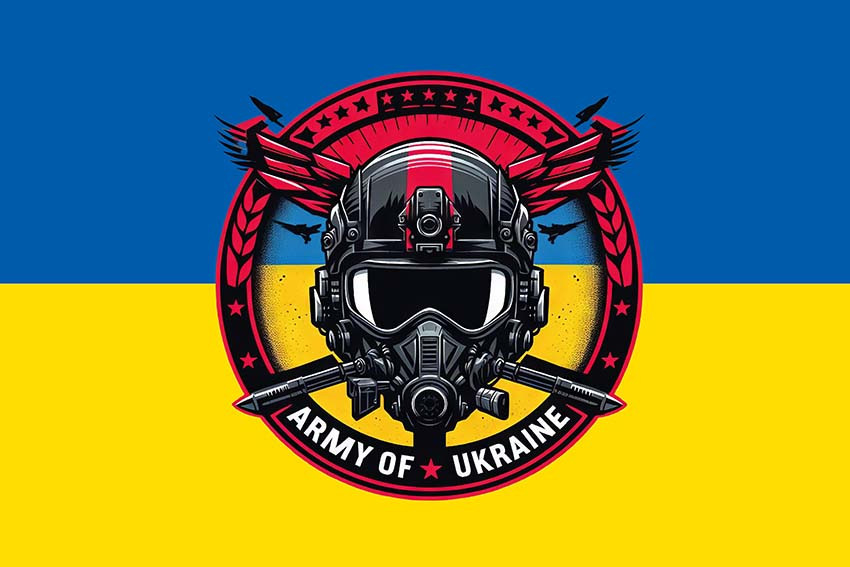 Прапор «Армія України» синьо-жовтий