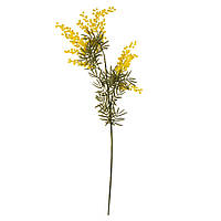 Декоративна штучна гілка мімози "Породження" 86 см, жовтий колір