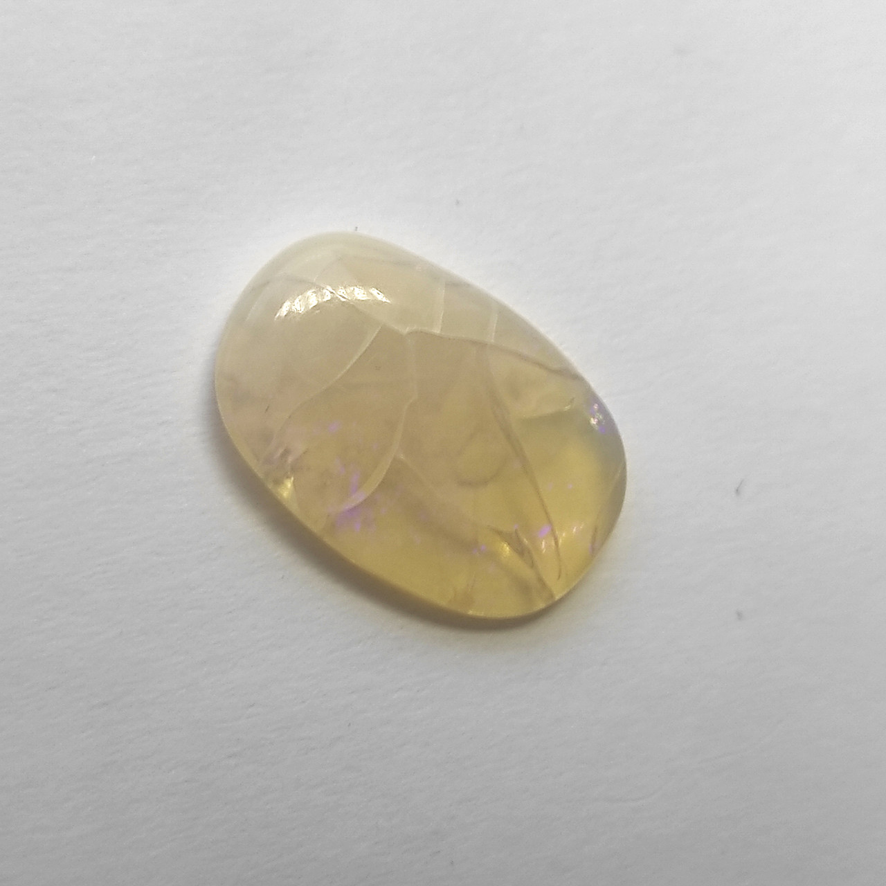 Опал – кабошон, натуральний камінь для створення ювелірних прикрас 4,3 ct, фото 1