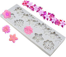 Силіконовий молд Квіти