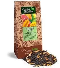 Чай листовий Чайні шедеври НАХАЛЬНИЙ ФРУКТ композиція на основі чорного чаю 500 гр., фото 1