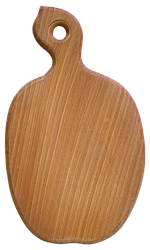 Дерев'яна дошка кухонна фігурна Яблуко маленьке 29 х 17 см Бук 00802