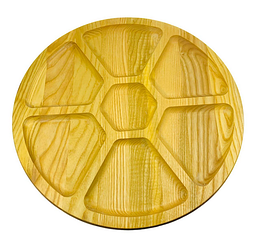 Дерев'яна дошка менеджниця 6 відділення 35 см 05909