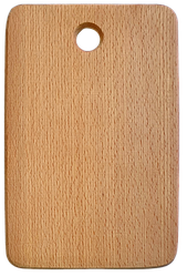 Дерев'яна дошка кухонна, прямокутна 22 х 15 см Бук 12799