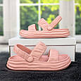 Сланці сандалі жіночі піна Даго Стиль пудрові 4096, фото 2