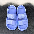 Сланці сандалі жіночі піна Даго Стиль блакитні (волошка) 4096, фото 4