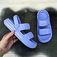 Сланці сандалі жіночі піна Даго Стиль блакитні (волошка) 4096, фото 7