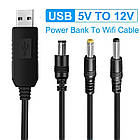 Кабель для роутера з перемикачем 5V-9V-12V та перехідником, фото 2