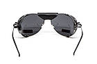 Окуляри захисні Global Vision Aviator-3 (gray), сірі зі з'ємним ущільнювачем із синтетичної "шкіри", фото 5