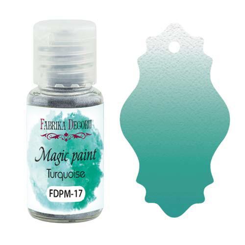Суха фарба Magic paint Бірюзова 15 мл