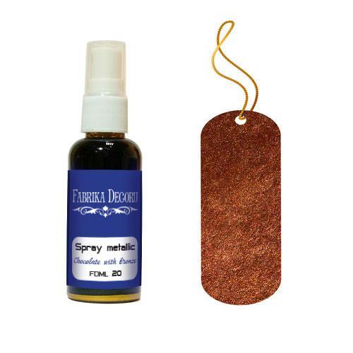 Спрей металік Шоколад із бронзою 50 мл