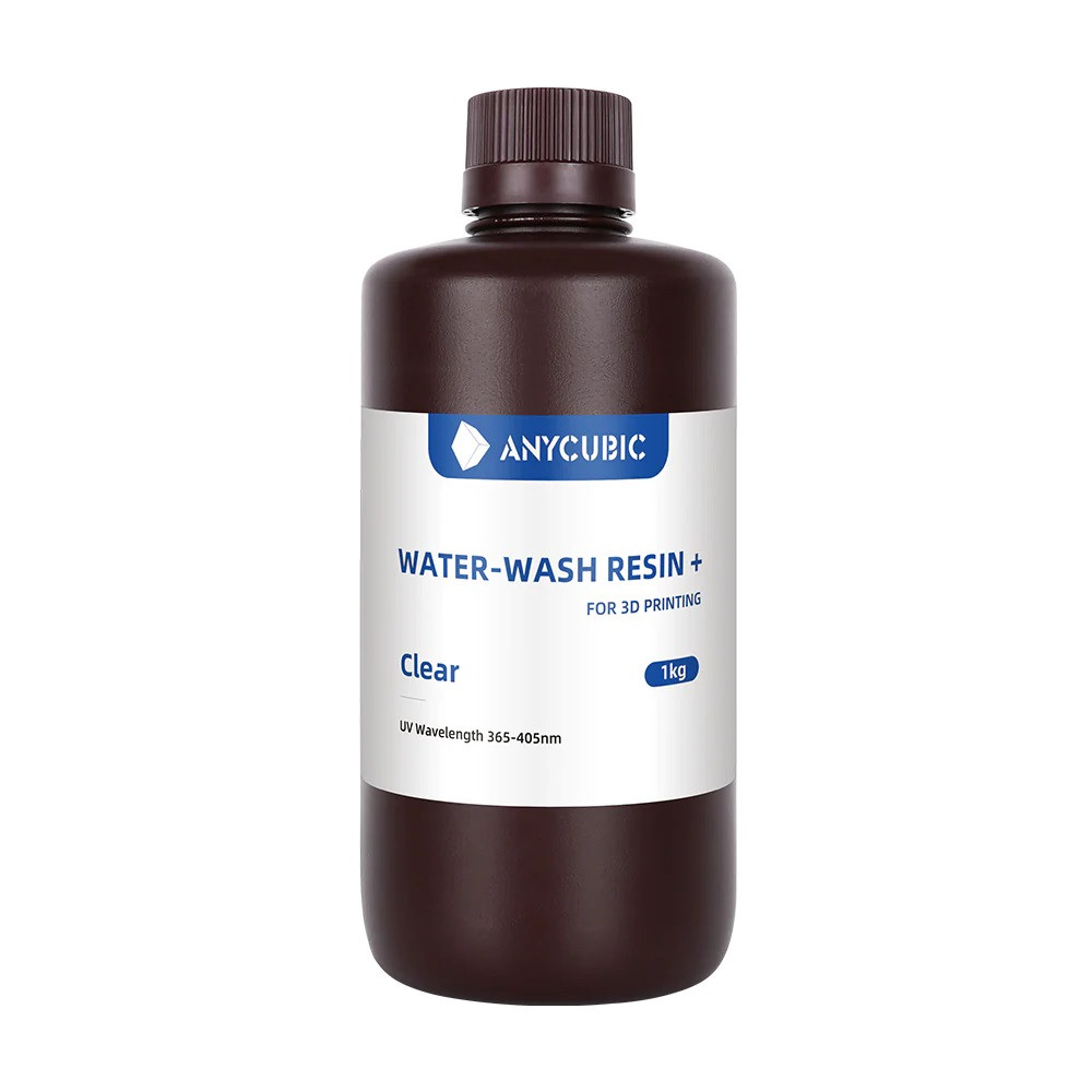 Водорозчинна смола Anycubic Water-Wash Resin+, 1 кг, прозора