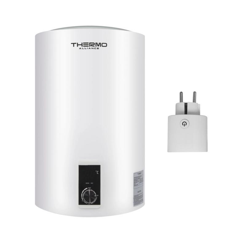 Набір: Водонагрівач електричний вертикальний 80 л сухий ТЕН + розумна розетка D80V20J3DK + WK-UEU16, фото 1