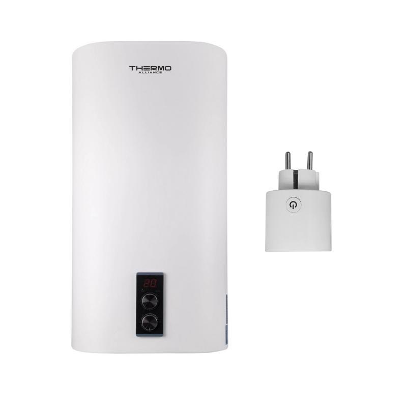 Набір: Водонагрівач електричний вертикальний 100 л сухий ТЕН + розумна розетка DT100V20GPDD2 + WK-UEU16, фото 1