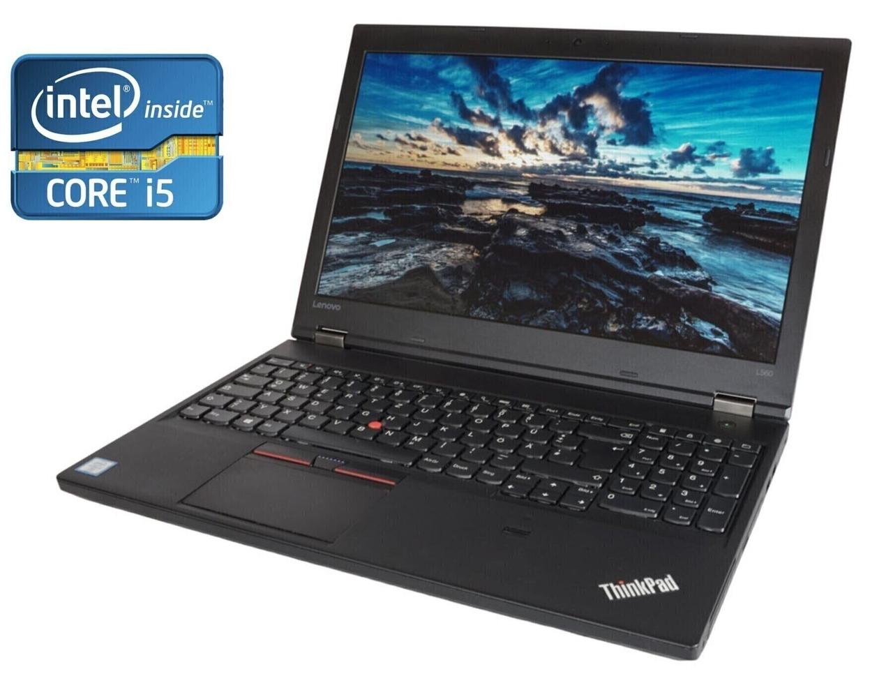 Ноутбук Б-клас Lenovo ThinkPad L560/ 15.6" (1920x1080)/ Core i5-6300U/ 16 GB RAM/ 512 GB SSD/ HD 520