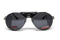 Окуляри захисні Global Vision Aviator-3 (gray), сірі зі з'ємним ущільнювачем із синтетичної "шкіри", фото 8