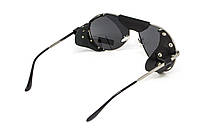Окуляри захисні Global Vision Aviator-3 (gray), сірі зі з'ємним ущільнювачем із синтетичної "шкіри", фото 9
