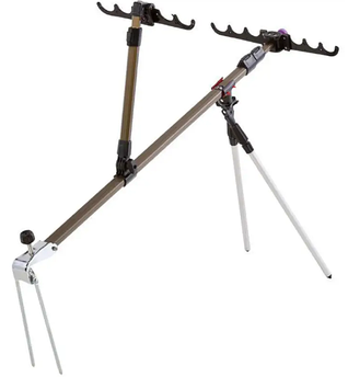Телескопічний тримач для вудлищ, підставка - трипод, довжина 2,10 м