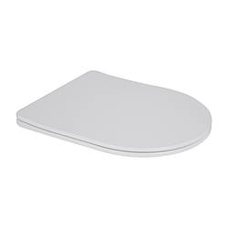 Сидіння для унітазу (Swan Ultra, Jay Ultra) Qtap з мікроліфтом Slim Duroplast, 430x361x43мм Білий