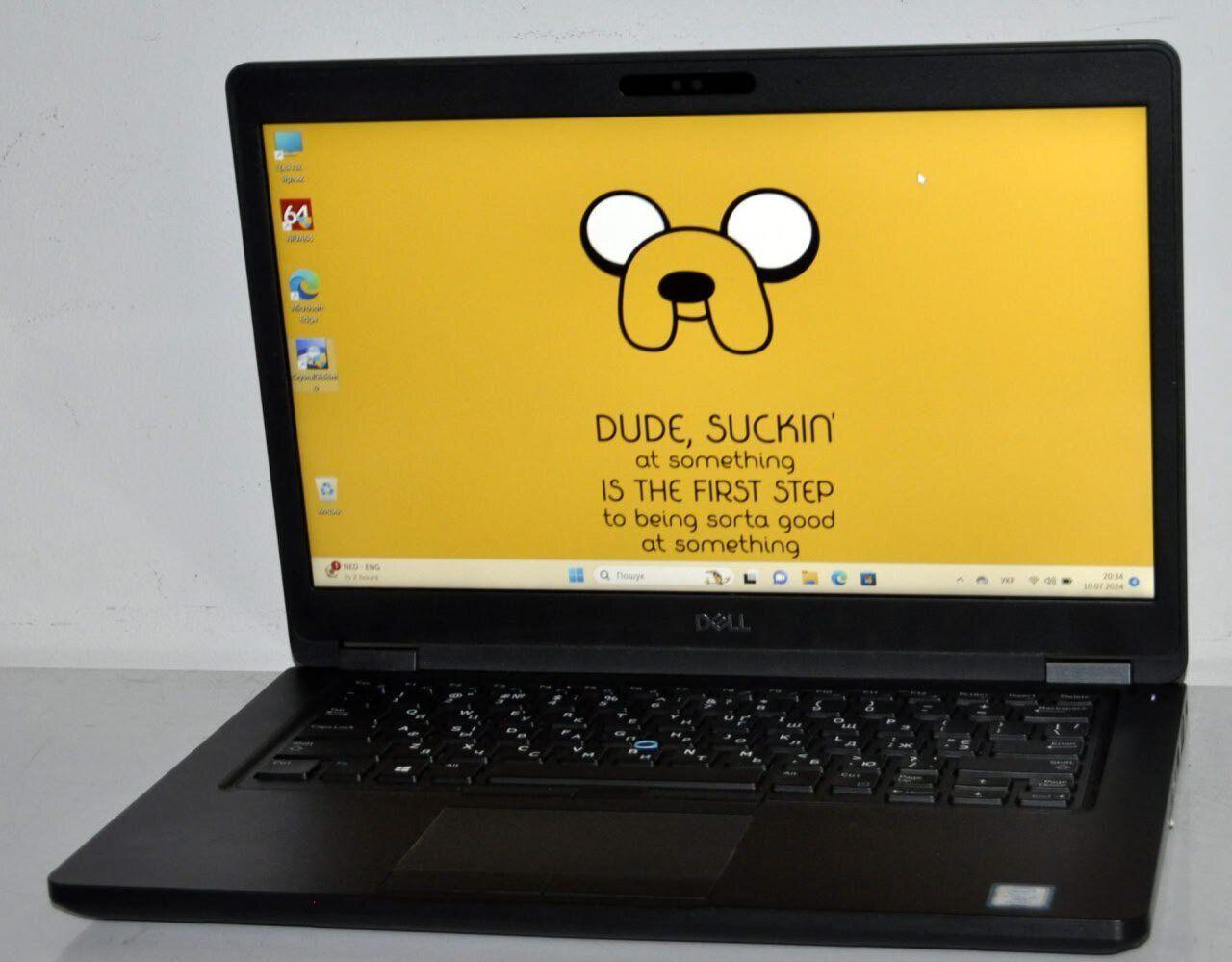 Б/в Ультрабук Б-клас Dell Latitude 5490 14" 1920x1080| Core i5-8250U| 16 GB RAM| 512 GB SSD| HD 620