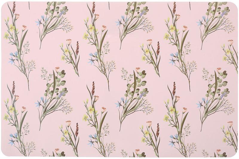 Набір 12 сервірувальних серветок 28x43см підтарільники Floral-094, поліпропілен, фото 1