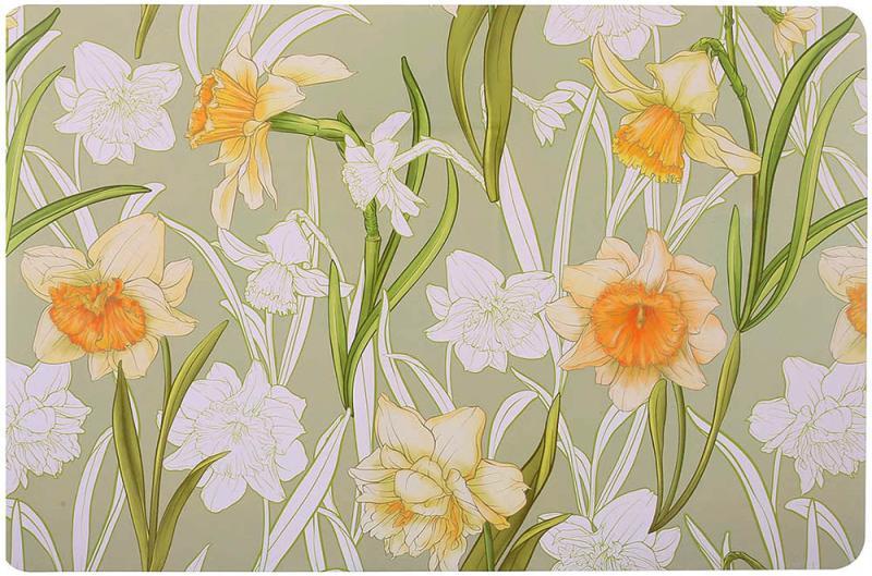 Набір 12 сервірувальних серветок 28x43см підтарільники Floral-089, поліпропілен, фото 1