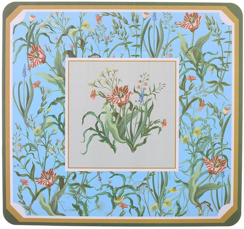 Набір 12 сервірувальних серветок 28x30см підтарільники Floral-115, поліпропілен, фото 1