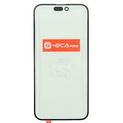 Скло корпусу G + OCA Pro iPhone 15 Pro Max з OCA-плівкою black