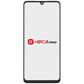 Скло корпусу G + OCA Pro Samsung A336 Galaxy A33 5G 2022 з OCA- плівкою, black