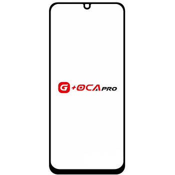 Скло корпусу G + OCA Pro Samsung A315/ A225/ M225 Galaxy A31/ A22/ A32/ M22 з OCA- плівкою, black