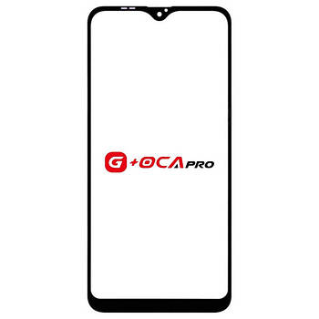 Скло корпусу G + OCA Pro Samsung A107 Galaxy A10s 2019 з OCA- плівкою, black