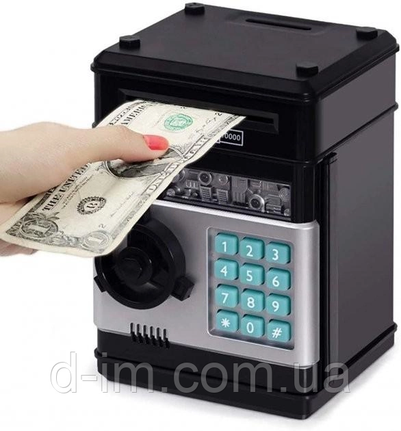 Скарбничка сейф з кодовим замком number bank